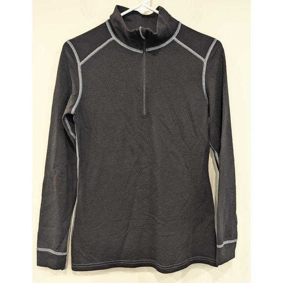 Polarmax Techinal Base Layer Acclimate Dry in Black Half Zip Size Medium - Picture 5 of 5